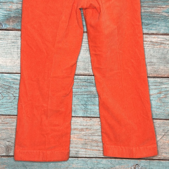 Vilagallo Orange Women’s Pants Wide Leg Button Size 42 10 - Picture 8 of 10